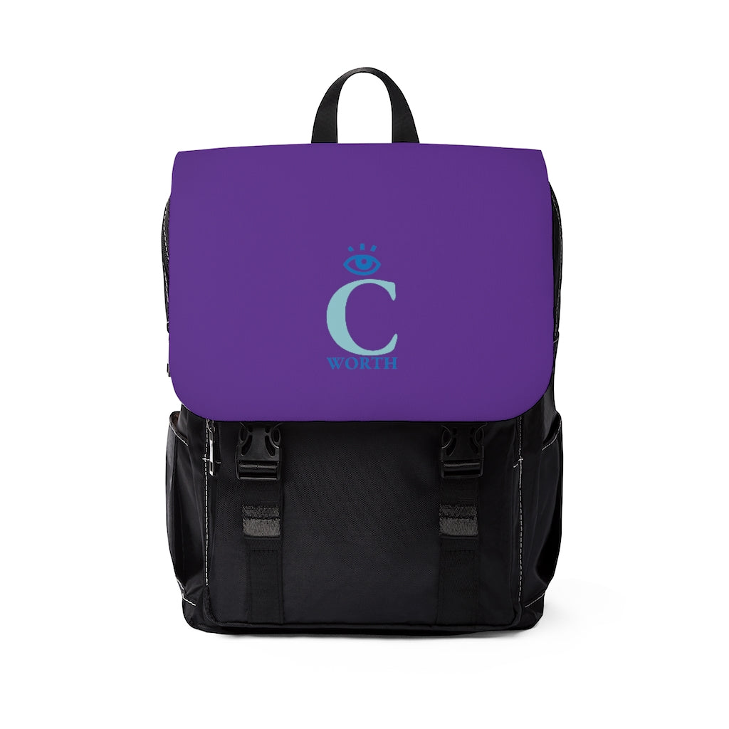 I C Worth Casual Shoulder Purple Backpack