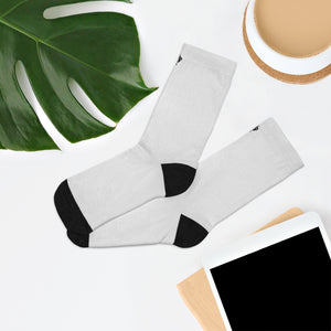 CORNELIUS WORTHAM White DTG Socks