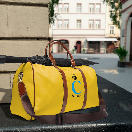 I C WORTH Waterproof Yellow Travel Bag