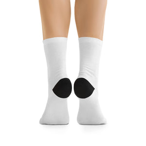 CORNELIUS WORTHAM White DTG Socks