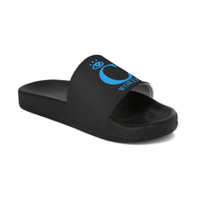 Load image into Gallery viewer, I C WORTH Women&#39;s Black Slide Sandals