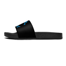 Load image into Gallery viewer, I C WORTH Women&#39;s Black Slide Sandals