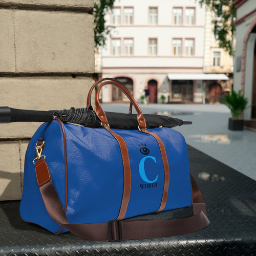 I C WORTH Waterproof Blue Travel Bag