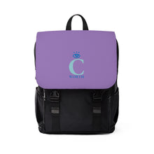 Load image into Gallery viewer, I C Worth Casual Shoulder Grape Backpack