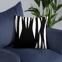 Load image into Gallery viewer, Black Tall Grass Pillow