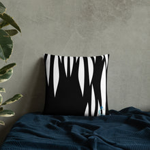 Load image into Gallery viewer, Black Tall Grass Pillow