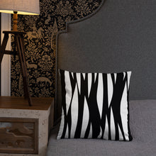 Load image into Gallery viewer, Black Tall Grass Pillow