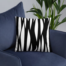 Load image into Gallery viewer, Black Tall Grass Pillow