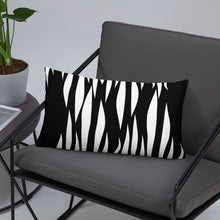 Load image into Gallery viewer, Black Tall Grass Pillow