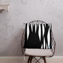 Load image into Gallery viewer, Black Tall Grass Pillow