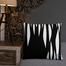 Load image into Gallery viewer, Black Tall Grass Pillow