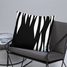 Load image into Gallery viewer, Black Tall Grass Pillow