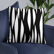 Load image into Gallery viewer, Black Tall Grass Pillow