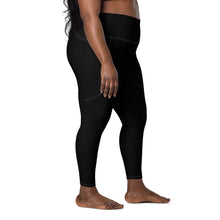 Load image into Gallery viewer, I C WORTH Black Leggings with pockets