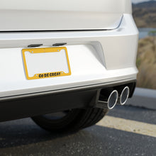 Load image into Gallery viewer, I C WORTH Yellow License Plate Frame