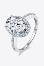 Load image into Gallery viewer, 4.5 Carat Moissanite Halo Ring