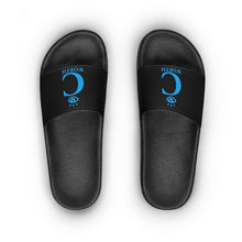 Load image into Gallery viewer, I C WORTH Women&#39;s Black Slide Sandals