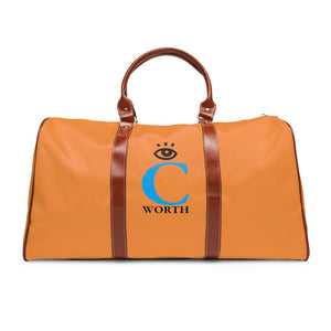 I C WORTH Waterproof Orange Travel Bag