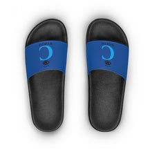 Load image into Gallery viewer, I C WORTH Women&#39;s Blue Slide Sandals