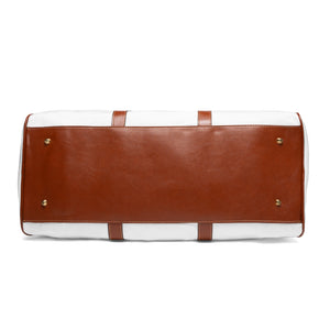 I C WORTH Waterproof White Travel Bag