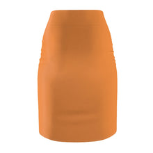 Load image into Gallery viewer, MENTALAIRE Women&#39;s Orange Pencil Skirt