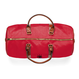 I C WORTH Waterproof Strawberry Red Travel Bag