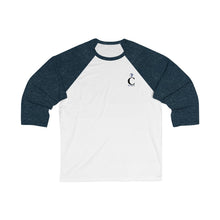 Load image into Gallery viewer, C Worth Unisex 3/4 Sleeve Baseball Tee