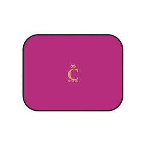 I C WORTH Pink Car Mats (Set of 4)