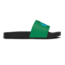 Load image into Gallery viewer, I C WORTH Women&#39;s Green Slide Sandals
