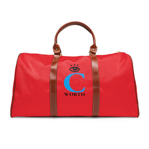 I C WORTH Waterproof Red Travel Bag