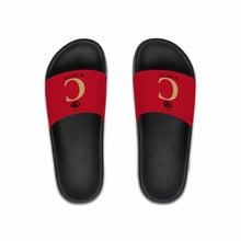 Load image into Gallery viewer, I C WORTH Men&#39;s Dark Red Slide Sandals