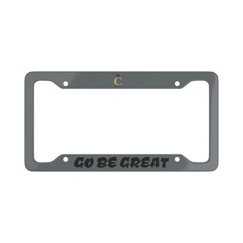 I C WORTH Dark Grey License Plate Frame