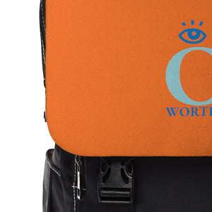I C Worth Casual Shoulder Texas Orange Backpack