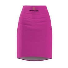 Load image into Gallery viewer, MENTALAIRE Women&#39;s Hot Purple Pencil Skirt
