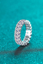 Load image into Gallery viewer, 10.5 Carat Moissanite Rhodium-Plated Ring