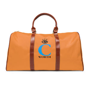 I C WORTH Waterproof Orange Travel Bag