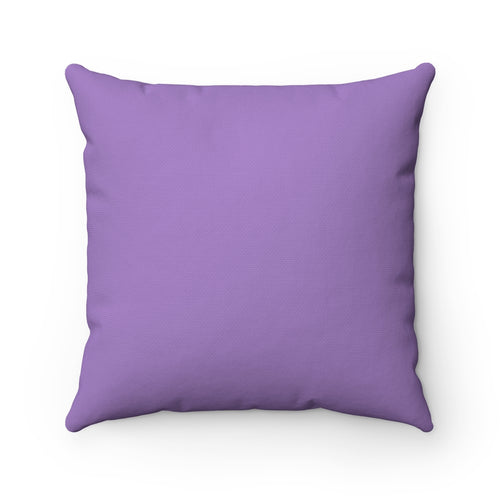 Spun Polyester Square Grape Pillow