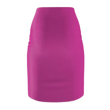 Load image into Gallery viewer, MENTALAIRE Women&#39;s Hot Purple Pencil Skirt