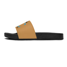 Load image into Gallery viewer, I C WORTH Women&#39;s Tan Slide Sandals