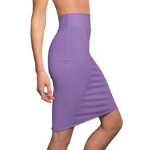 Load image into Gallery viewer, MENTALAIRE Women&#39;s Grape Pencil Skirt