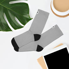 Load image into Gallery viewer, CORNELIUS WORTHAM Grey DTG Socks