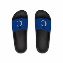 Load image into Gallery viewer, I C WORTH Men&#39;s Blue Slide Sandals