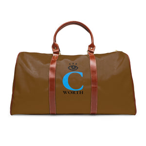 I C WORTH Waterproof Brown Travel Bag