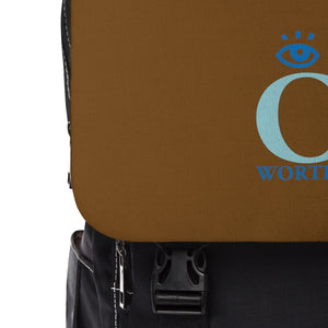 I C Worth Casual Shoulder Brown Backpack