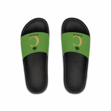 Load image into Gallery viewer, I C WORTH Men&#39;s Mint Green Slide Sandals