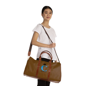 I C WORTH Waterproof Brown Travel Bag