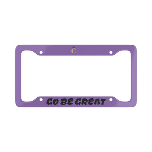 I C WORTH Light Purple License Plate Frame