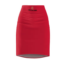 Load image into Gallery viewer, MENTALAIRE Women&#39;s Strawberry Red Pencil Skirt
