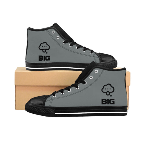 Think BIG Men's Dark Grey High-top Sneakers
