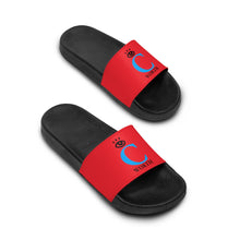 Load image into Gallery viewer, I C WORTH Women&#39;s Red Slide Sandals